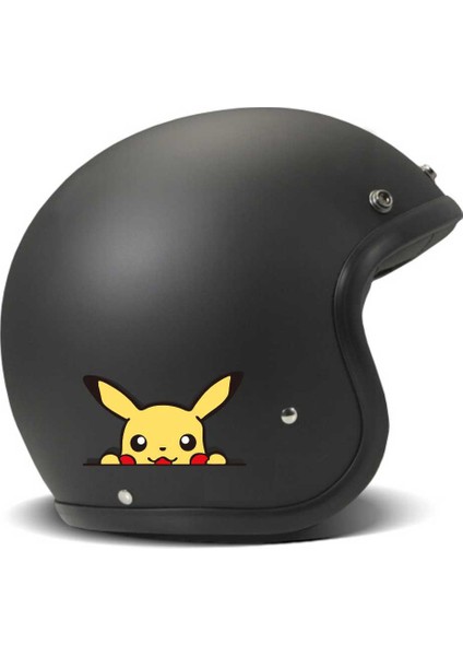 Pika Pika Motorsiklet, Laptop, Kask, Araba Sticker 15X9 cm modelleri