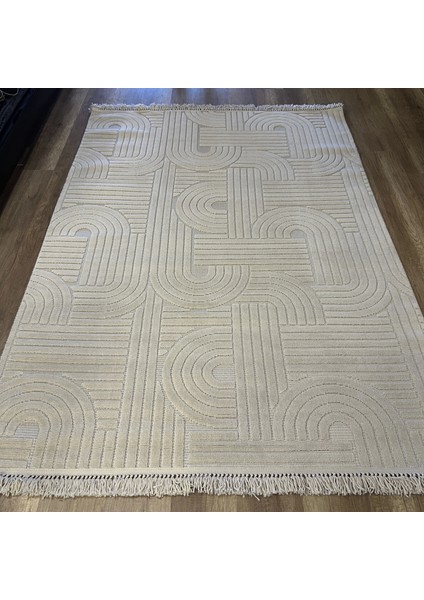 Design 1090 Bej Yumuşak Dokusuz Iskandinav Halı indirimleri