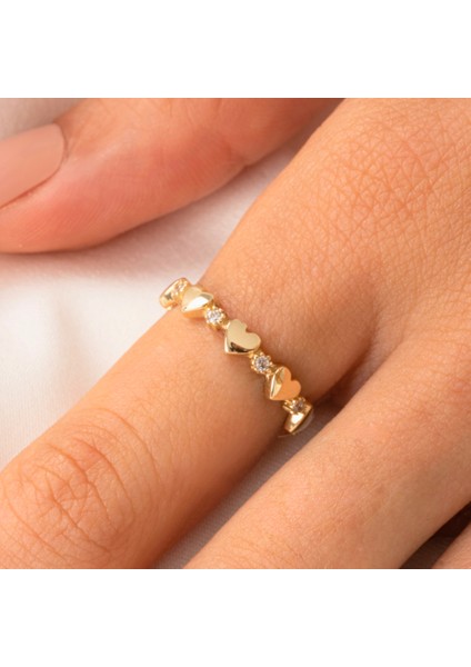 Gümüş Yüzük - Kalp Sadakat Yemini (Pırlanta)Taşlı 925 Ayar Gümüş Sıralı Alyans Yüzük-Hediye 925 Ayar Gümüş Yüzük fırsatları