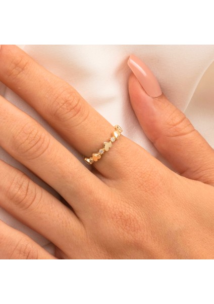 Gümüş Yüzük - Kalp Sadakat Yemini (Pırlanta)Taşlı 925 Ayar Gümüş Sıralı Alyans Yüzük-Hediye 925 Ayar Gümüş Yüzük indirimleri