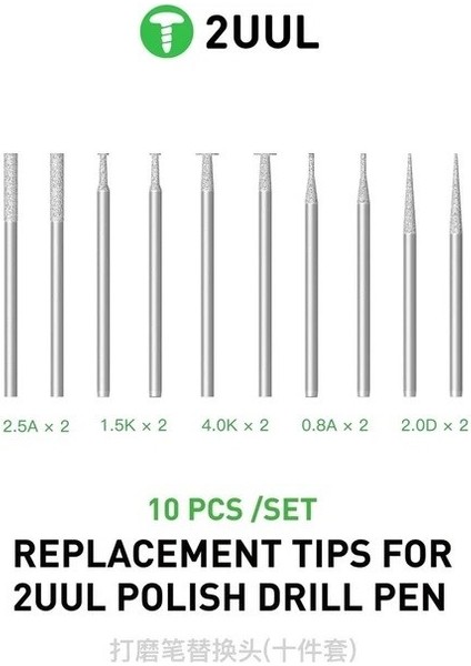 2uul DA82 Dramel Kazıyıcı Ucu 10 Lu