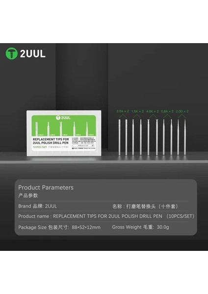 2uul DA82 Dramel Kazıyıcı Ucu 10 Lu modelleri