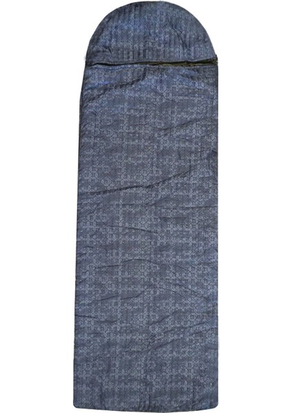 Mavi Polarguard Kamp Uyku Tulumu 0°c, Dayanıklı, 195X65 Cm, Yüksek Konfor Sağlar