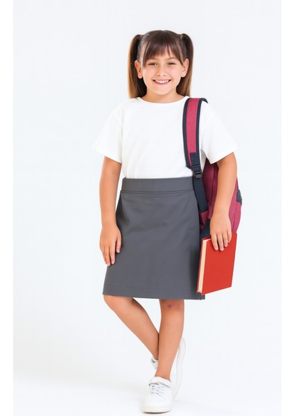 Kız Çocuk Beli Ipli Okul Kaşkorse Şort Etek G2025-1 modelleri