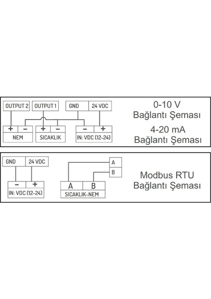 ST-441 ,24VDC 4..20MA Ekranlı Isı-Nem Sensör fiyatları