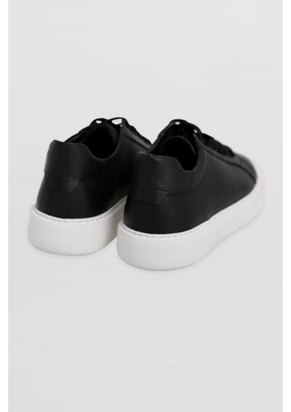 Siyah Casual Deri Ayakkabı modelleri