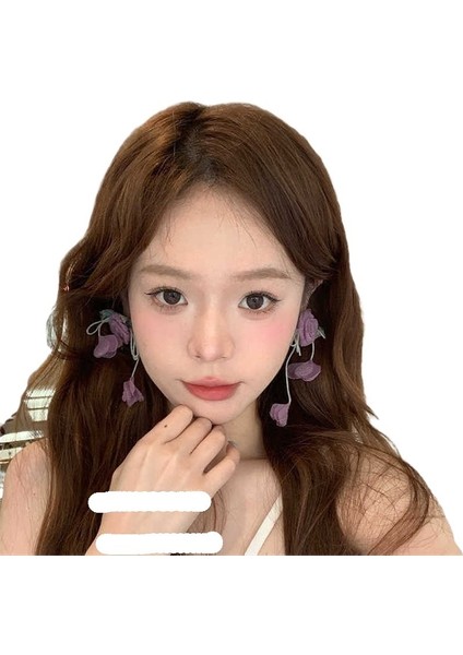 Kadınlar Için Tatil Perisi Çiçek Küpeleri Abartılı Tatil Niş Retro Tatlı Küpeler (Yurt Dışından) fiyatları