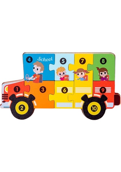 Ahşap Erken Öğrenme Bilişsel Blokları (Yurt Dışından)