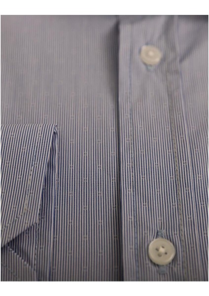 Mavi Slim Fit Uzun Kol Gömlek modelleri