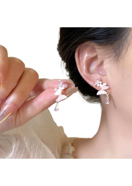 Şık ve Narin Saplama Küpeler (Yurt Dışından)