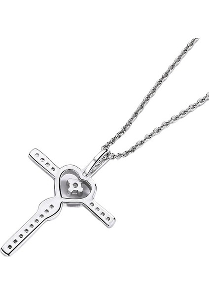 Kadınlar Için 925 Ayar Gümüş Haç Kolye, Şık ve Çok Yönlü, Yüksek Kaliteli Sonsuz Kalp Şeklinde Köprücük Kemiği Zinciri (Yurt Dışından) modelleri