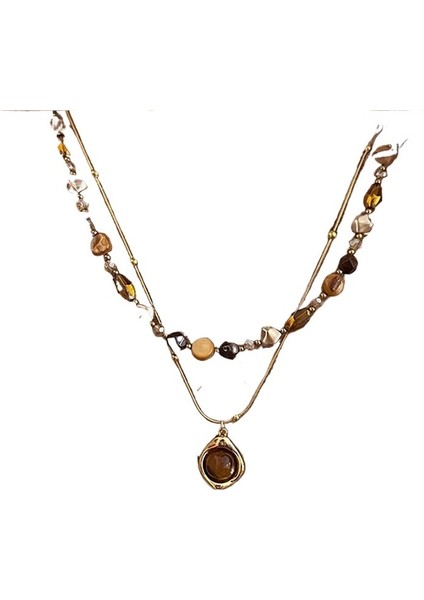 Boncuklu Kolye Çok Yönlü Kazak Zinciri (Yurt Dışından)