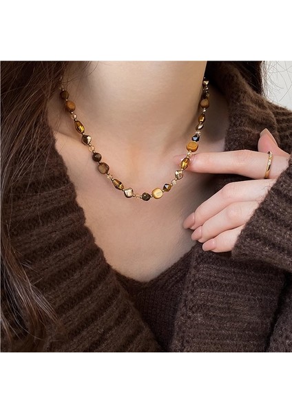 Boncuklu Kolye Çok Yönlü Kazak Zinciri (Yurt Dışından) modelleri