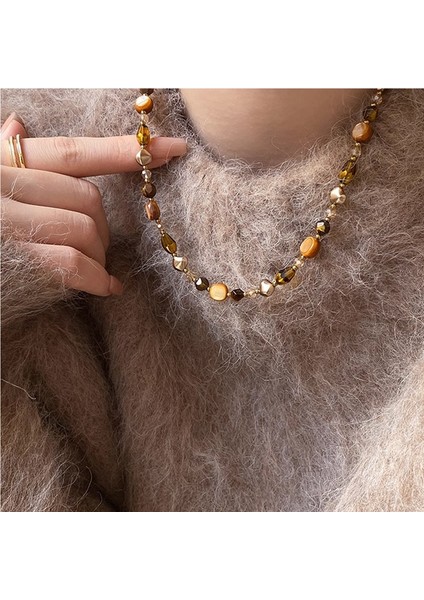 Boncuklu Kolye Çok Yönlü Kazak Zinciri (Yurt Dışından) fırsatları