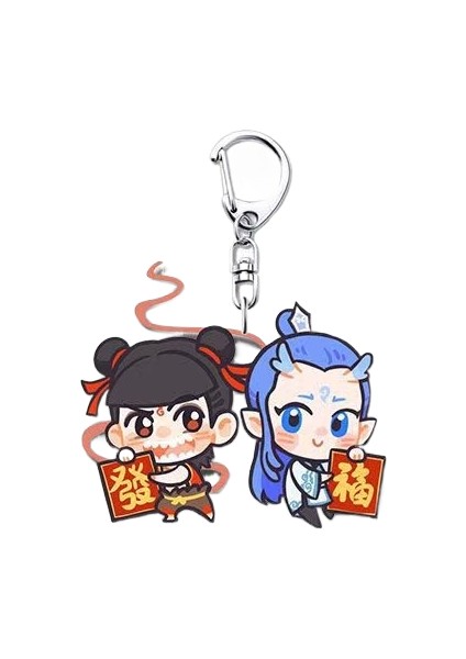 Nezha Karikatür Anahtarlık (Yurt Dışından)