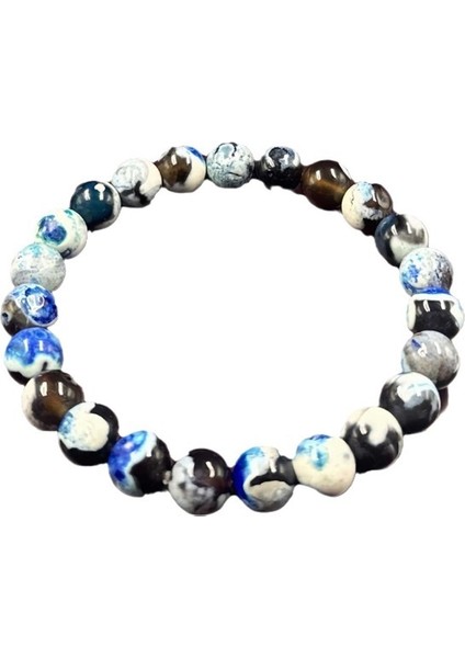 Mavi Akik Taşlı Ayarlanabilir Bileklik (Yurt Dışından) fiyatları