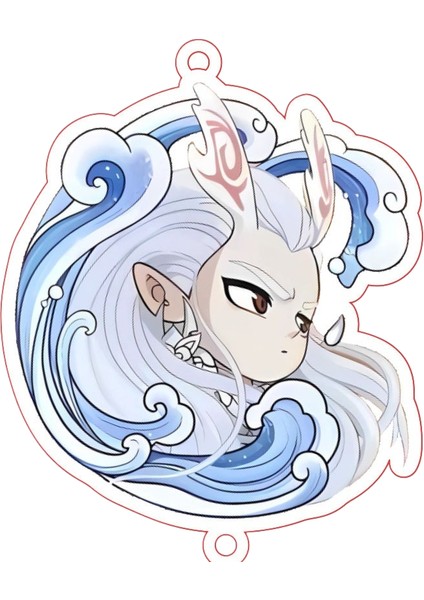 Nezha Karikatür Anahtarlık (Yurt Dışından)