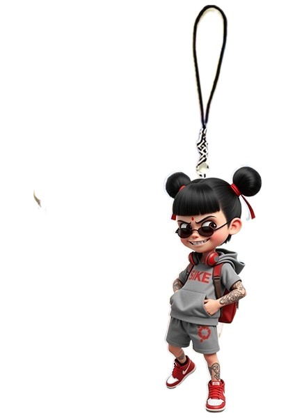 Nezha Karikatür Anahtarlık (Yurt Dışından)