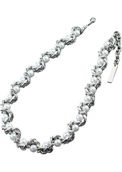 Tasarım Trendi Yılan Serisi Yığılmış Inci Kolye Japon ve Kore Üst Düzey Moda Bayanlar Kişiselleştirilmiş Sarma Köprücük Kemiği Zinciri (Yurt Dışından) modelleri