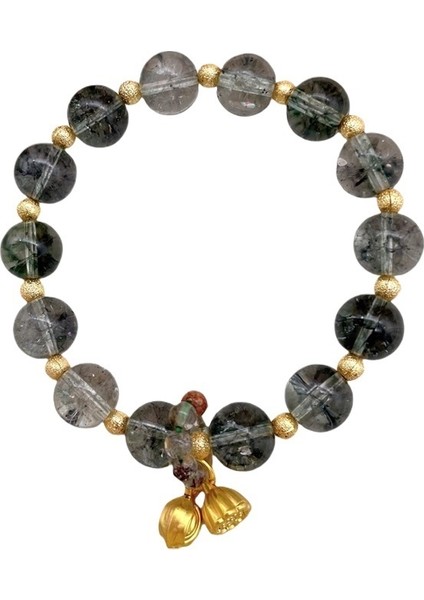 Yeni Yeşil Hayalet Bilezik Kadın Yaz Ins Niş Tasarım Basit Kristal Bilezik Kadın Lotus (Yurt Dışından) fiyatları