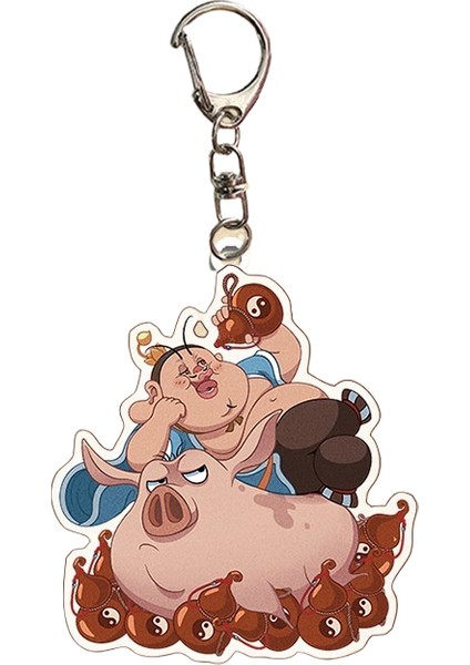 Nezha Karikatür Anahtarlık (Yurt Dışından)