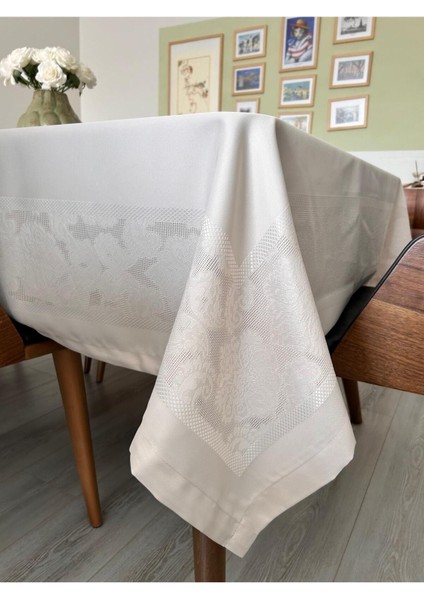 Dertsiz Bej Pano Masa Örtüsü Kir Leke Tutmaz Sıvı Geçirmez indirimleri