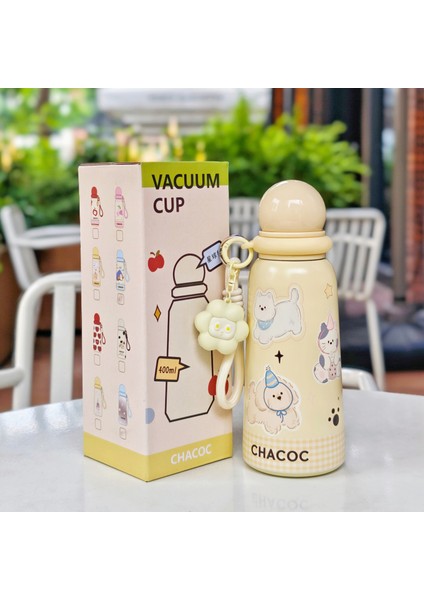 Paslanmaz Çelik Yalıtımlı Kupa Sevimli Öğrenci Kupası Moda Hediye (Yurt Dışından)