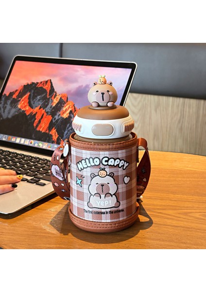 Yalıtım Kabı Karikatür Öğrenci Hediye Kabı Vakumlu Su Kabı (Yurt Dışından)