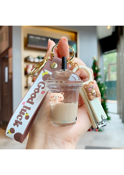 Anahtarlık Çekicilik Karikatür Tırnak Makası Araba Anahtarlık Çanta Çekicilik (Yurt Dışından)