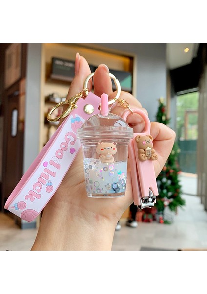 Anahtarlık Çekicilik Karikatür Tırnak Makası Araba Anahtarlık Çanta Çekicilik (Yurt Dışından)