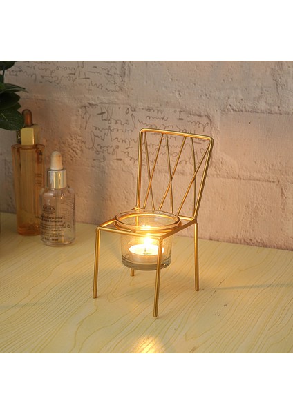 Iskandinav Demir Sanatı Aromaterapi Mumluk Tabanı Küçük Mumluk Dekoratif Süsler Ambiyans Aksesuarları (Yurt Dışından)