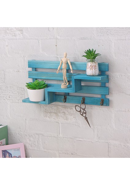 Vintage Duvar Yemek Odası Mern Giriş Kapısı Ev Dekoru Anahtar Rafı (Yurt Dışından)