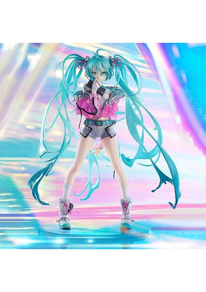 Hatsune Miku Süs Anime Modeli Masaüstü Süsü Çevresel Doğum Günü Hediyesi (Yurt Dışından)