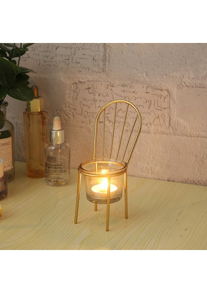 Iskandinav Demir Sanatı Aromaterapi Mumluk Tabanı Küçük Mumluk Dekoratif Süsler Ambiyans Aksesuarları (Yurt Dışından)