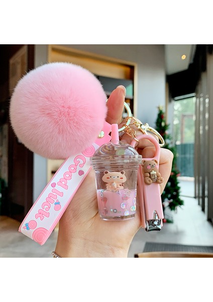 Anahtarlık Çekicilik Karikatür Tırnak Makası Araba Anahtarlık Çanta Çekicilik (Yurt Dışından)