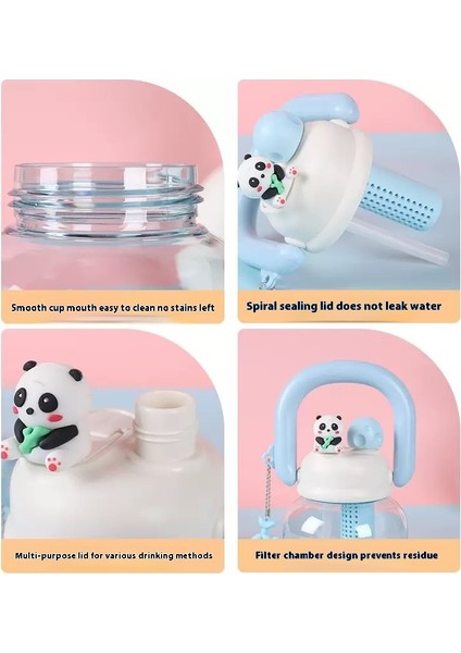 Su Bardağı Çiçek Çay Pipetli Kupa Doğrudan Içme Büyük Kapasiteli Büyük Göbek Kupa (Yurt Dışından) modelleri