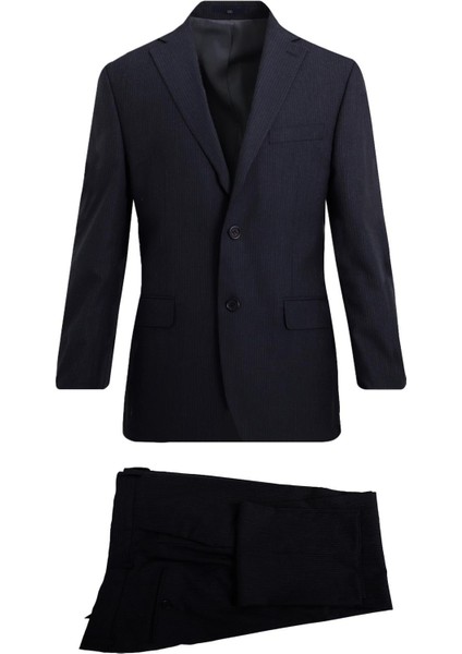 Lacivert 6 Drop Klasik Takım Elbise