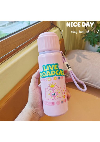 Öğrenci Yalıtımlı Bardak Gıda Sınıfı Paslanmaz Çelik Vakumlu Bardak Hediyelik Eşya (Yurt Dışından)