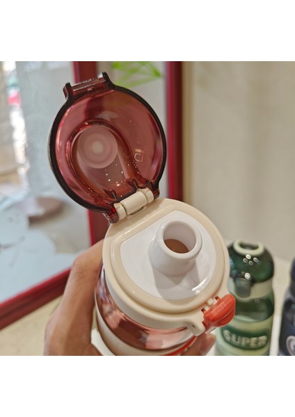 Spor Kupa Renkli Düz Içme Plastik Kupa Dış Mekan Bardakları (Yurt Dışından) fırsatları