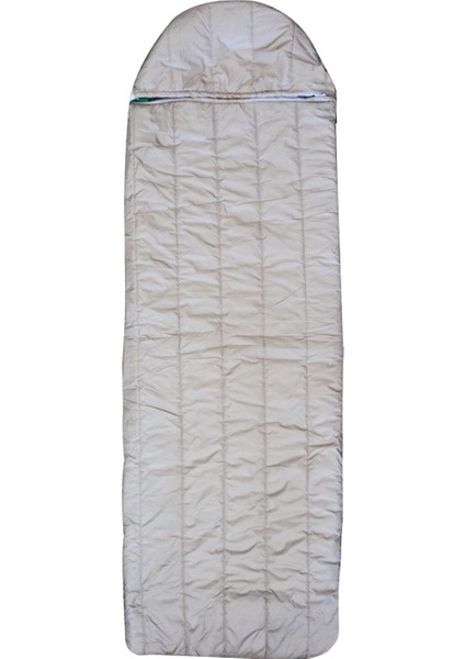 Bej Polarguard Kamp Uyku Tulumu 0°c, Dayanıklı, 195X65 Cm, Soğuklara Karşı Koruma