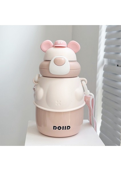 Termal Bardak Çocuk Pipetli Bardak Öğrencilere Hediye Bardak (Yurt Dışından)