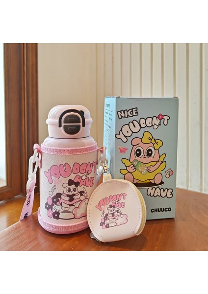 Çocuk Yalıtımlı Dak Pipetli Dak Öğrencilere Özel Vakumlu Daklar (Yurt Dışından)