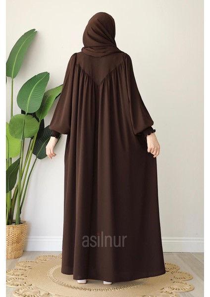 Elif Ferace Şal Hediyeli Takım Kahverengi fırsatları