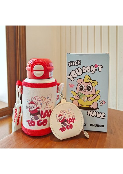 Çocuk Yalıtımlı Dak Pipetli Dak Öğrencilere Özel Vakumlu Daklar (Yurt Dışından)