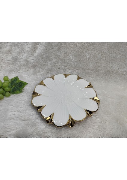 Roy Kıng Flora Gold Yuv.sunum Tabak 22 cm
