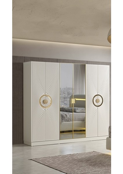 Gusta Mdf 6 Kapılı Dolap