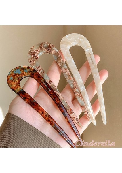 France Handmade Topuz Tokası 13CM - Lüks Kemik Saç Topuz Çubuğu - Yeni Sezon Çubuk Toka (Model-4) modelleri