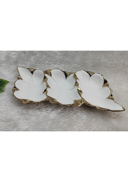 Roy Kıng Flora Gold 3'lü Dikd.çerezlik 40*17*4