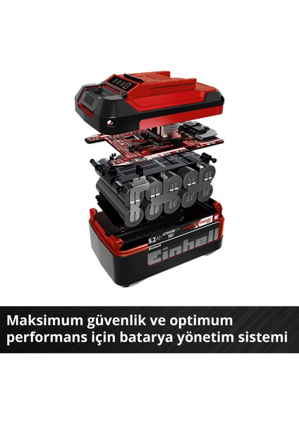 5.2 Ah Plus Akü Power X-Change (Li-Ion Akü, 18 V, 5.2 Ah, Tüm Power X-Change cihazları ile uyumlu) - 4511437