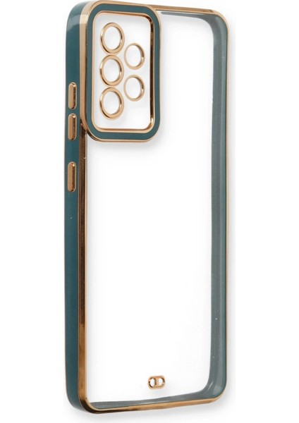 Samsung Galaxy A13 4g Kılıf Liva Lens Silikon - Yeşil fırsatları